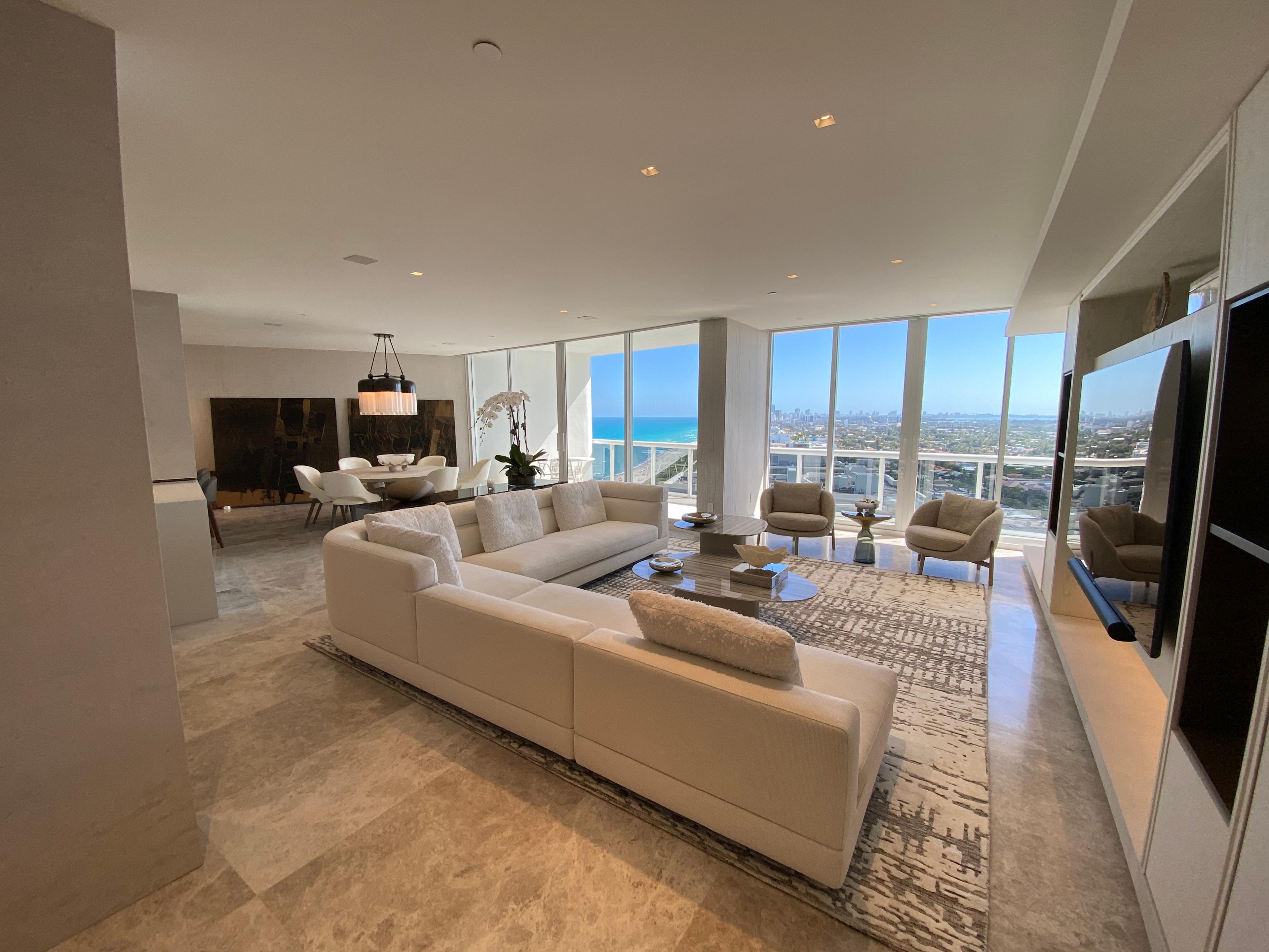 Skyline Serenity: A Coastal Penthouse Transformation